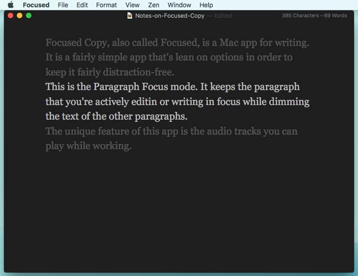 focus window app for mac